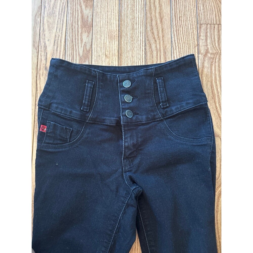 Jeans women's juniors dark black skinny vintage Y2K classic Latina curvy dancing